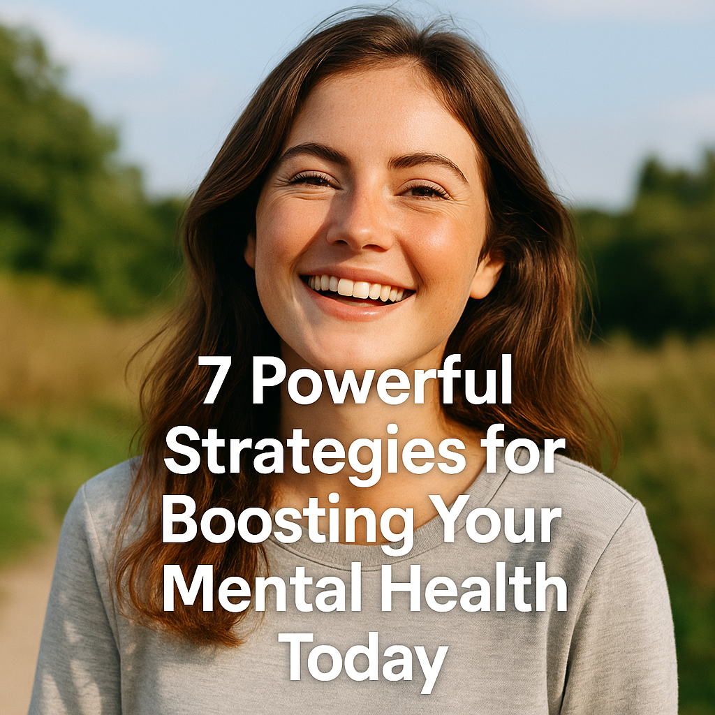 “Optimistic woman smiling outdoors symbolizing mental clarity and positive mindset”